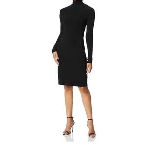 Norma Kamali Black Midi Dress